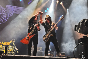 Philip 'Wizzo' Campbell , Ian 'Lemmy' Kilmister (Motörhead)