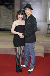 Tino Mewes mit Gattin Jamila Saab