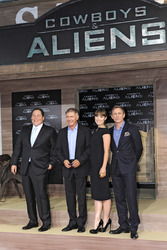John Favreau, Harrison Ford, Olivia Wilde, Daniel Craig