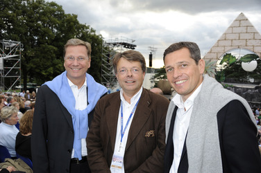 Guido Westerwelle, Peter Schwenkow, Michael Mronz