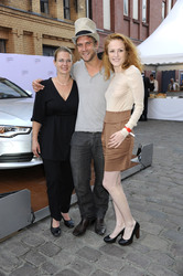Peer Kusmagk mit Freundin Isabella Recke und Schwester Steffi Siefer