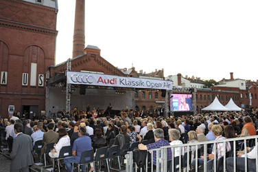 Berliner Symphoniker und Konzertbesucher