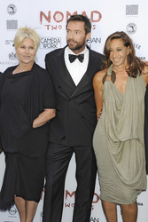 Deborra-Lee Furness, Hugh Jackman, Donna Karan