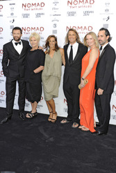 Hugh Jackman, Deborra-Lee Furness, Donna Karan, Russell James, Ute Hartjen, Benjamin Jäger
