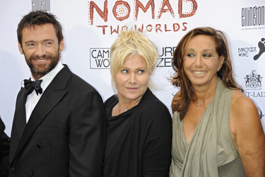 Deborra-Lee Furness, Hugh Jackman, Donna Karan