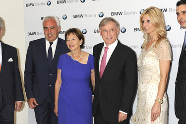 Hans-Reiner Schröder, Horst Köhler mit Gattin Eva Luise, Katharina Schröder