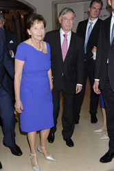 Horst Köhler mit Gattin Eva Luise