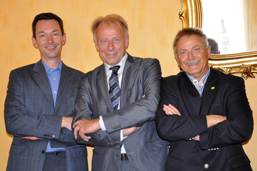 Uwe Sternbeck, Jürgen Trittin, Hans-Jürgen Hajeck