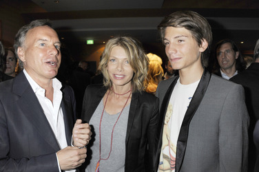 Nico Hofmann, Ursula Karven mit Sohn Christopher