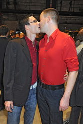 Klaus Lederer mit Ehemann Oskar