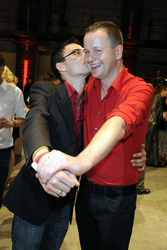 Klaus Lederer mit Ehemann Oskar