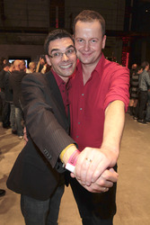 Klaus Lederer mit Ehemann Oskar