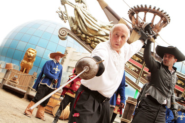 'Die drei Musketiere' Attraktion im Filmpark Babelsberg