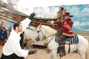 'Die drei Musketiere' Attraktion im Filmpark Babelsberg