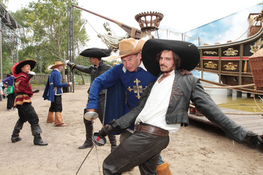 'Die drei Musketiere' Attraktion im Filmpark Babelsberg