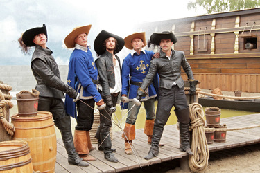 'Die drei Musketiere' Attraktion im Filmpark Babelsberg