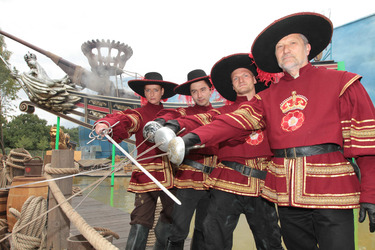 'Die drei Musketiere' Attraktion im Filmpark Babelsberg