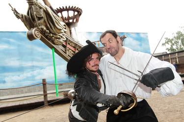 'Die drei Musketiere' Attraktion im Filmpark Babelsberg