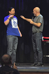 Garrett Wang, Patrick Stewart