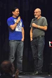 Garrett Wang, Patrick Stewart