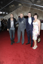 David Garrett, Thomas Gottschalk, Guenther Jauch mit Ehefrau Thea Sihler