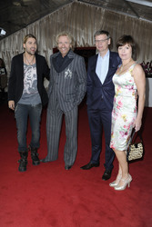 David Garrett, Thomas Gottschalk, Guenther Jauch mit Ehefrau Thea Sihler