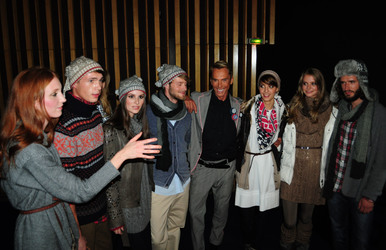 Wolfgang Joop mit Models