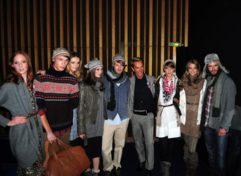 Wolfgang Joop mit Models