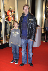 Thomas Heinze mit Sohn Sam