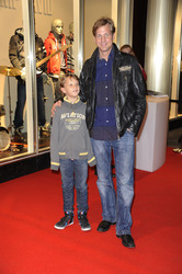 Thomas Heinze mit Sohn Sam