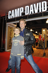 Thomas Heinze mit Sohn Sam