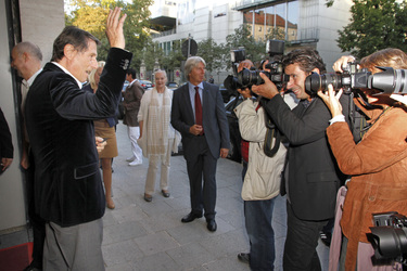 Udo Jürgens mit Fotografen