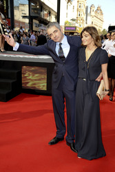 Rowan Atkinson mit Gattin Sunetra Sastry