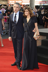 Rowan Atkinson mit Gattin Sunetra Sastry