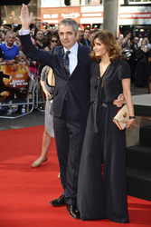 Rowan Atkinson mit Gattin Sunetra Sastry