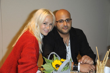 Esther Seibt mit Freund David Hason