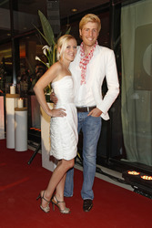 Maxi Arland mit Gattin Andrea