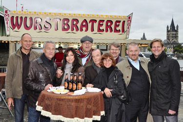 Klaus J. Behrendt, Simone Thomalla, Martin Wuttke, Dietmar Bär und Tatort-Team