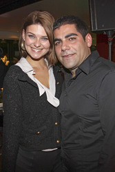 Janina Delia Schmidt mit Freund Pooria Komarshelah