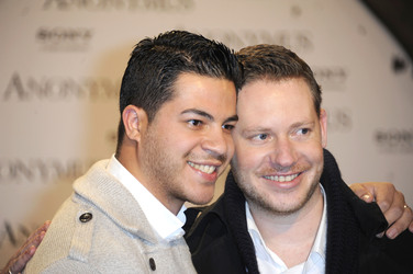 Marco Kreuzpaintner mit Ehemann Gilardi