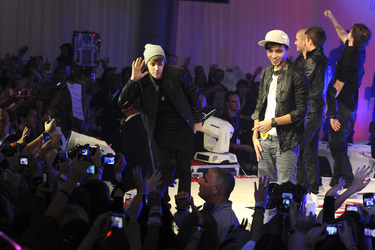 Justin Bieber and The Wanted