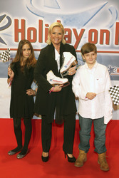 Claudia Effenberg mit Lucia und Thommy