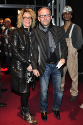 Dieter Falk mit Begleitung