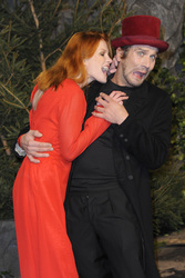 Peer Kusmagk mit Freundin Isabella Recke