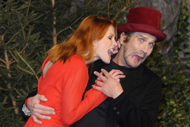 Peer Kusmagk mit Freundin Isabella Recke