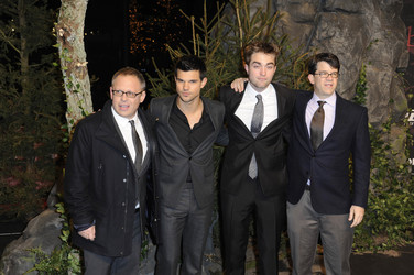 Bill Condon, Robert Pattinson, Taylor Lautner, Wyck Godfrey