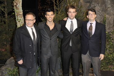 Bill Condon, Robert Pattinson, Taylor Lautner, Wyck Godfrey