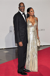 Edwin Moses mit Gattin Michelle