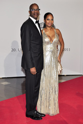 Edwin Moses mit Gattin Michelle