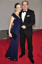 Wolfram Kons mit Partnerin Alexa Apermann